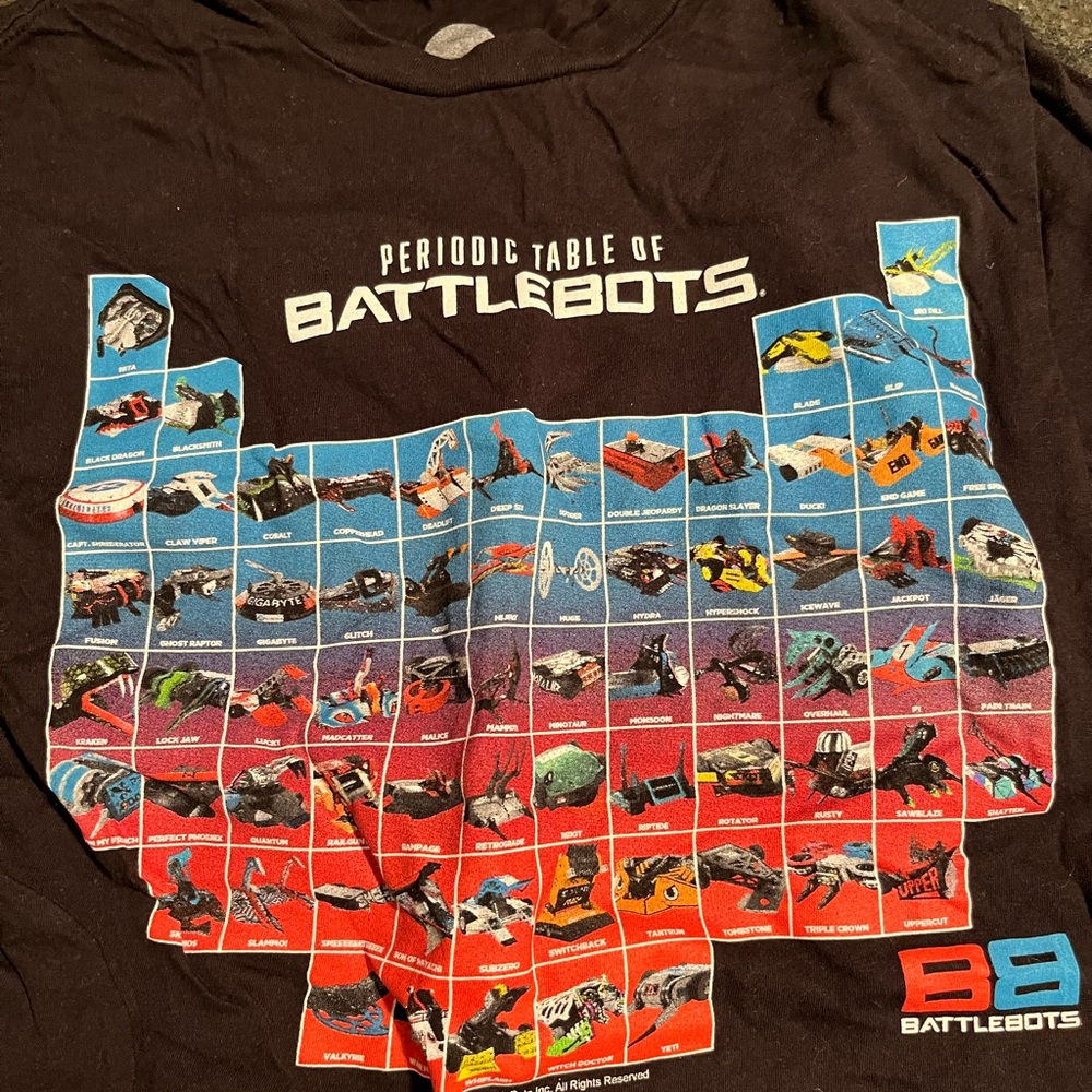 Kids Black Graphic T-Shirt BattleBots Destructathon